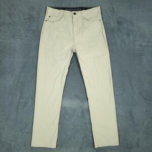 Denali Pants Mens 32x30 Beige Khaki Lightweight Slim Fit Stretch Nylon Travel
